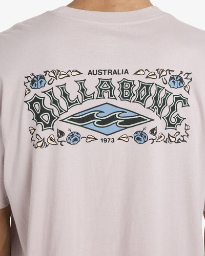 Heritage Arch Premium Tee - Dusty Purple Men's T-Shirts & Vests Billabong 