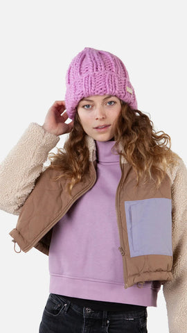 Hermitta Beanie - Orchid Women's Hats,Caps & Scarves Barts 