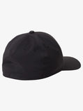 Highline Tech Flexfit Cap - Black Men's Hats,Caps&Beanies Quiksilver 