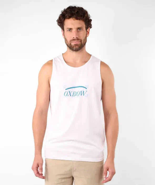Icon Tank Top - Blanc Men's T-Shirts & Vests Oxbow S 