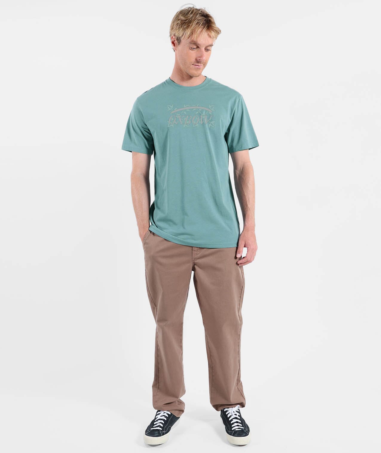 Icon Tee - Cactus Men's T-Shirts & Vests Oxbow 
