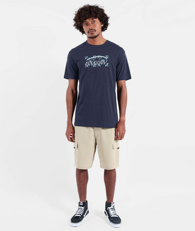 Icon Tee - Deep Marine Men's T-Shirts & Vests Oxbow 