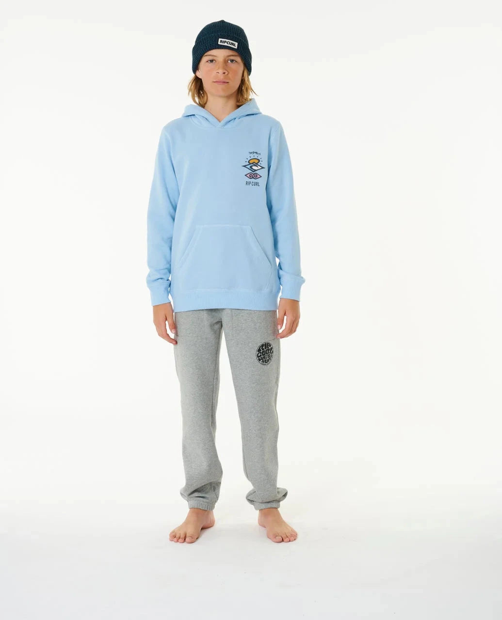 Icons Of Surf Trackpant Boy - Grey Marle Children's Clothing Bathsheba Surf 