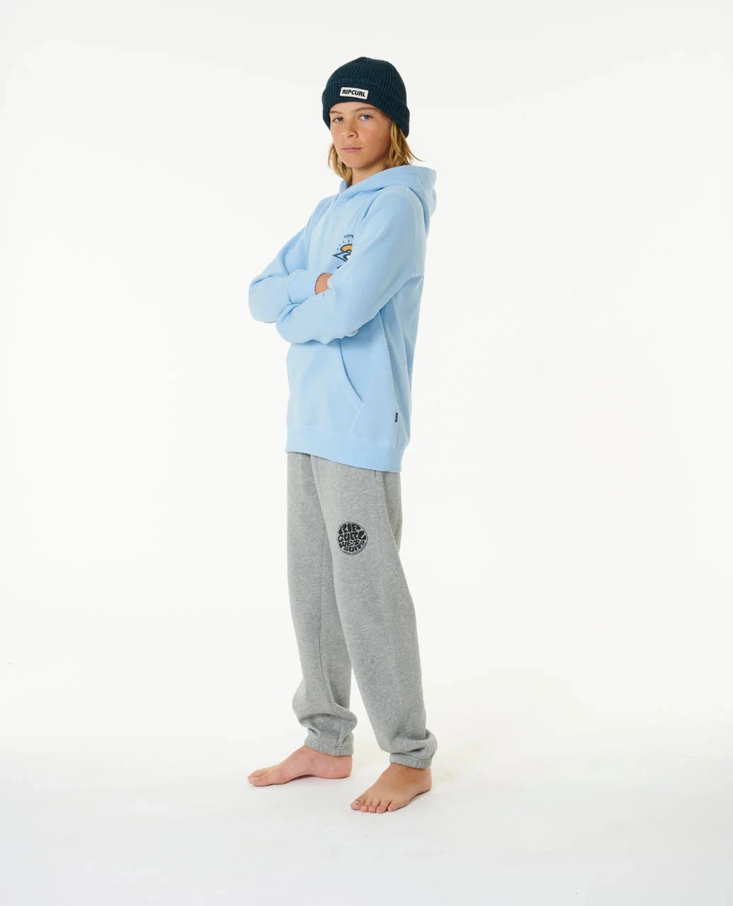 Icons Of Surf Trackpant Boy - Grey Marle Children's Clothing Bathsheba Surf 