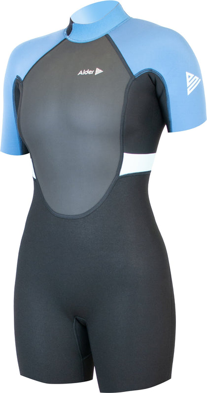 Impact Women's 3/2mm Shorty - Blue (2024) Women's wetsuits Alder 6 