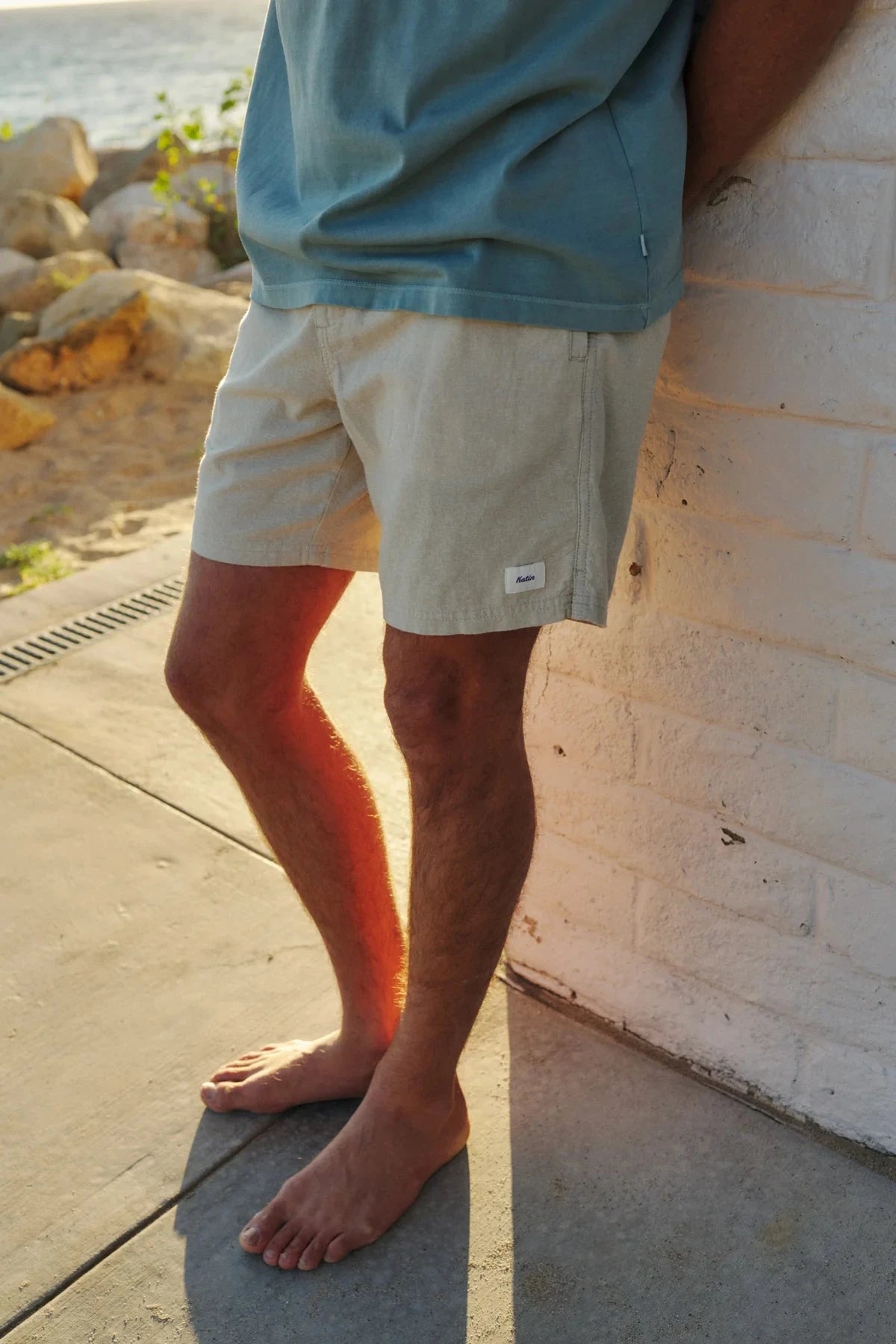 Isaiah Local Short - Light Grey Men's Shorts & Boardshorts Katin 