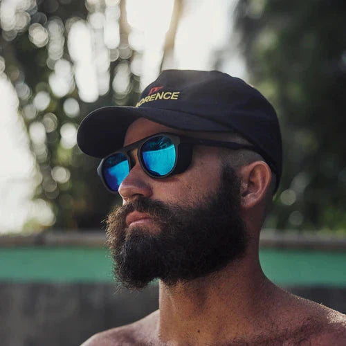Ivan Florence - Black/Blue Mirror Lens Sunglasses I-Sea 