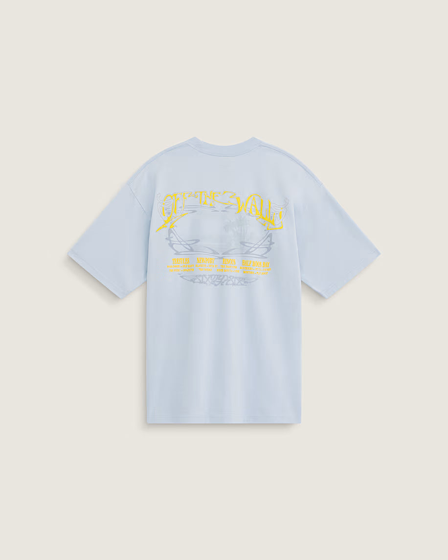 Jetty Sets Tee - Soft Slate Men's T-Shirts & Vests Vans 
