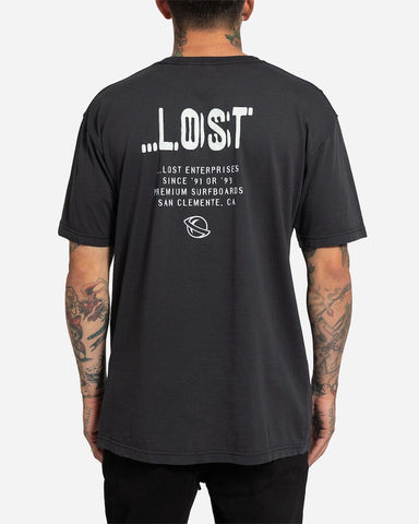 Jitter Tee - Vintage Black Men's T-Shirts & Vests Lost S 
