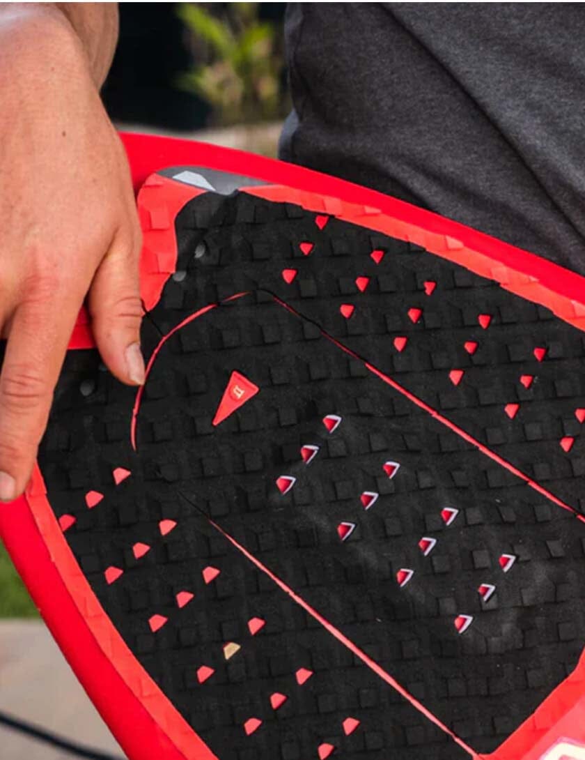 JJF Round Tail Pro Pad - Night/Red Deck Grip Veia 