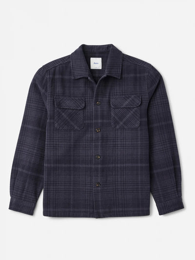 Shiloh Flannel - Navy Plaid