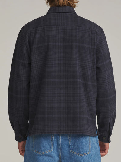 Shiloh Flannel - Navy Plaid