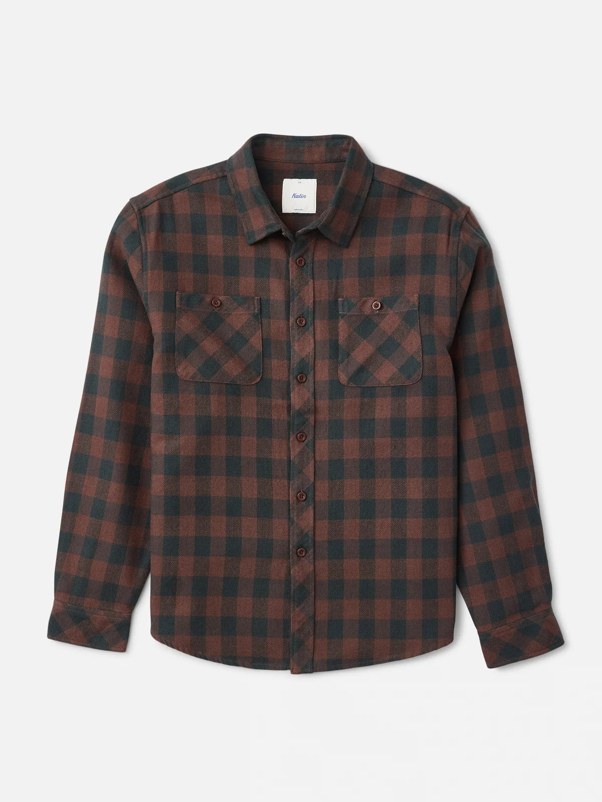 Sierra Flannel - French Roast Plaid