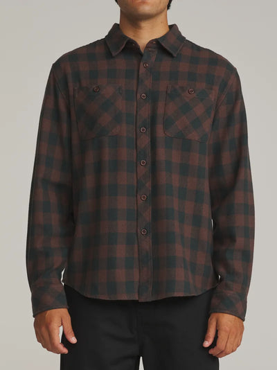 Sierra Flannel - French Roast Plaid