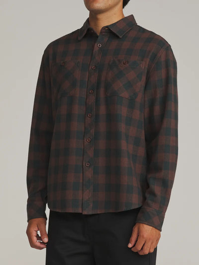 Sierra Flannel - French Roast Plaid