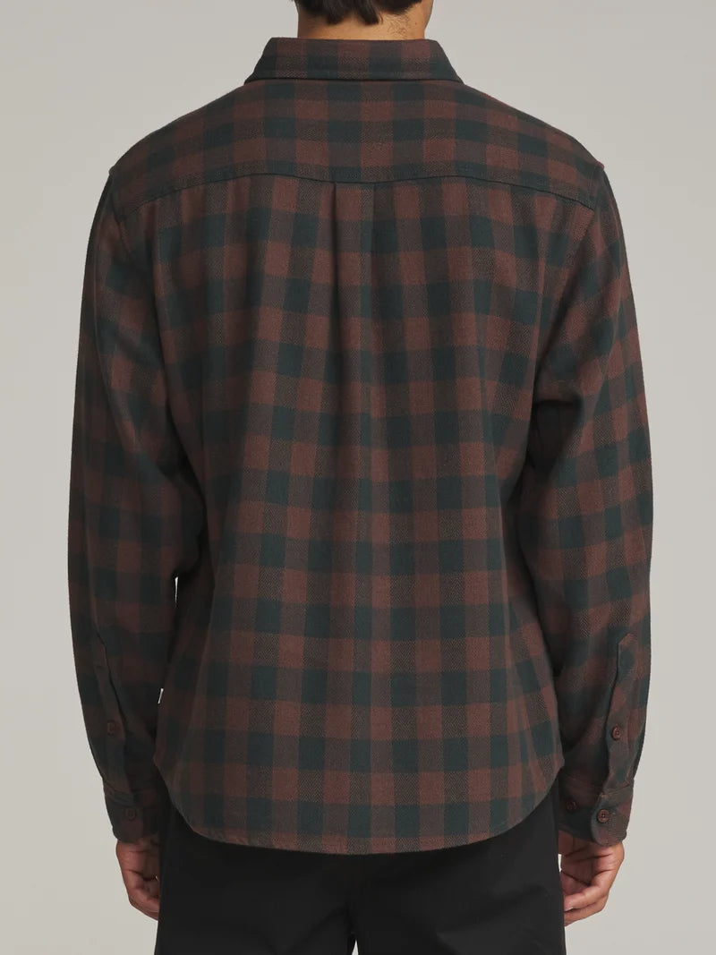 Sierra Flannel - French Roast Plaid