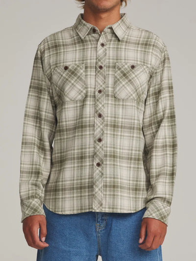 Sierra Flannel - Light Olive