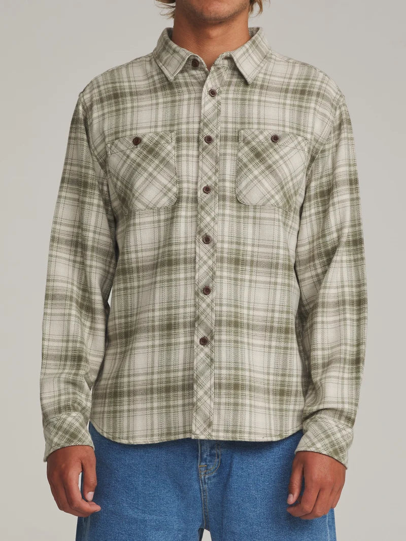 Sierra Flannel - Light Olive