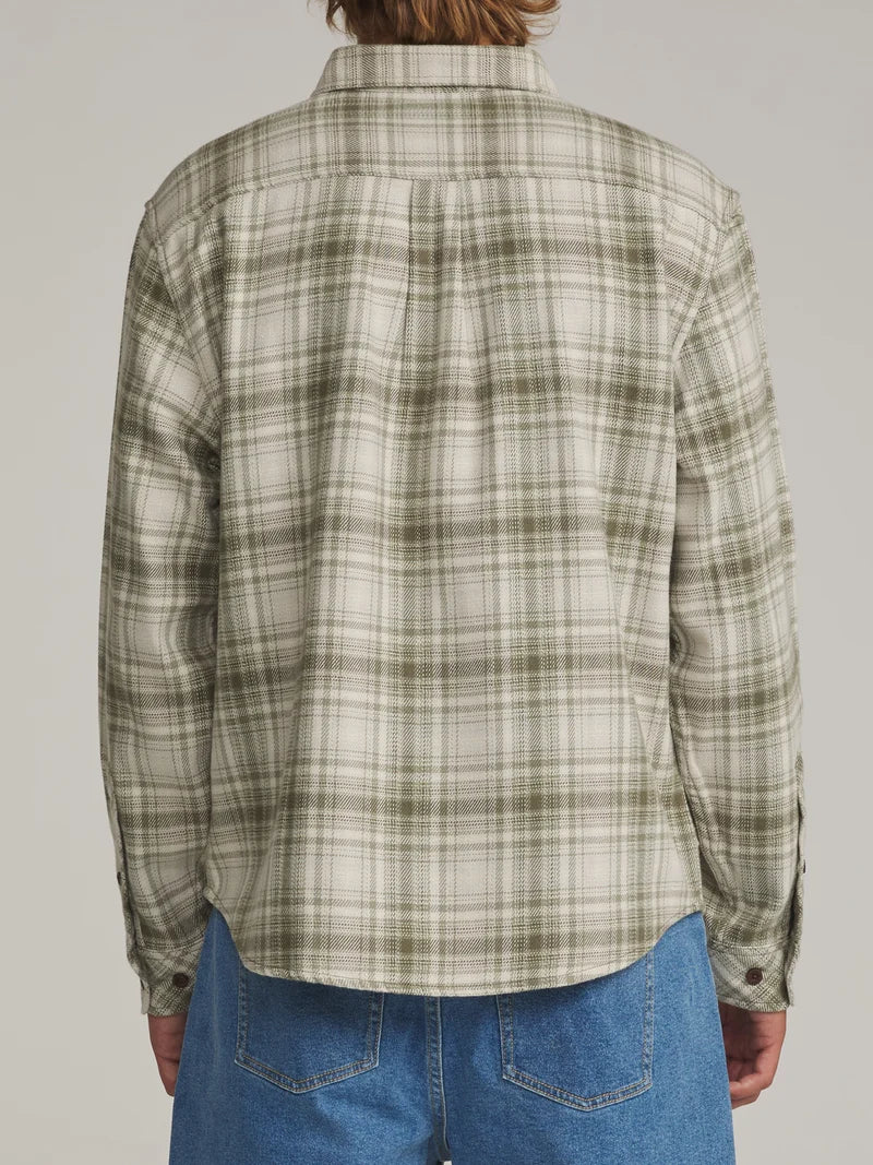Sierra Flannel - Light Olive