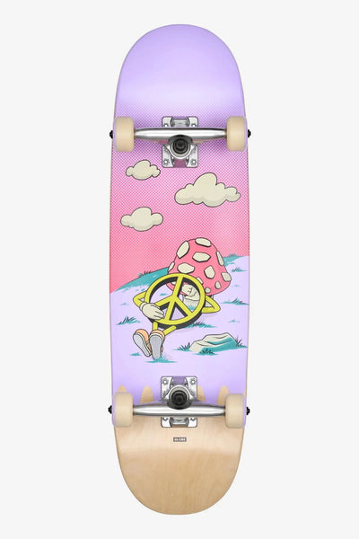 Kid's Wide Mid 8.25 Skateboard - Peace Man Skateboards Globe 