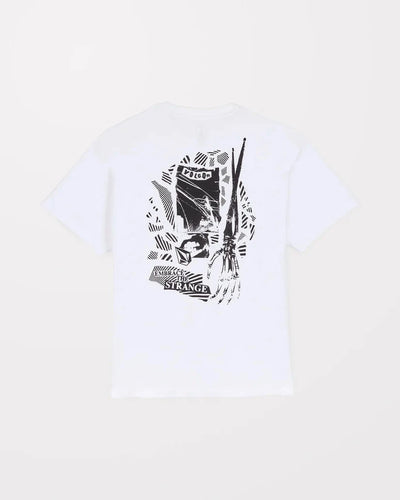 Kut N Rip T-Shirt - White Men's T-Shirts & Vests Volcom 