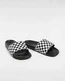 La Costa Slide on - Checkerboard (White/Black) Men's Shoes & Flip Flops Vans 