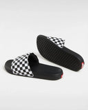 La Costa Slide on - Checkerboard (White/Black) Men's Shoes & Flip Flops Vans 