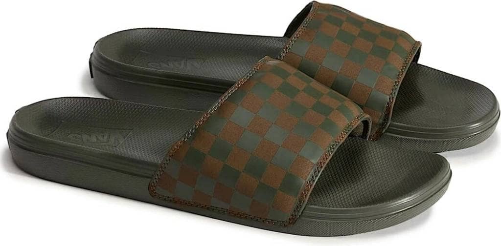 La Costa Slide On - Obsidian Fern Men's Shoes & Flip Flops Vans 