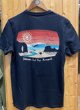 Laurie McCall Landscape Tee - True Black Men's T-Shirts & Vests Bathsheba Surf S 
