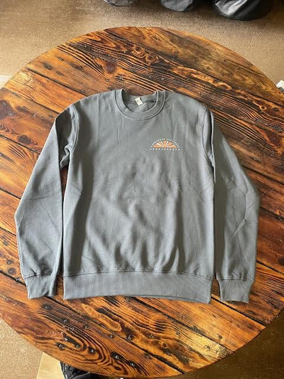 Laurie Perranporth Circle Sweater - Light Charcoal Men's Hoodies & Sweatshirts Bathsheba Surf 