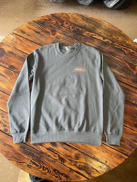Laurie Perranporth Circle Sweater - Light Charcoal Men's Hoodies & Sweatshirts Bathsheba Surf 
