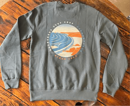 Laurie Perranporth Circle Sweater - Light Charcoal Men's Hoodies & Sweatshirts Bathsheba Surf 