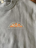 Laurie Perranporth Circle Sweater - Light Charcoal Men's Hoodies & Sweatshirts Bathsheba Surf 