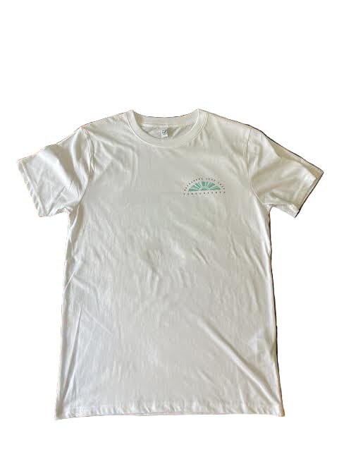 Laurie Perranporth Circle Tee - White Men's T-Shirts & Vests Bathsheba Surf 
