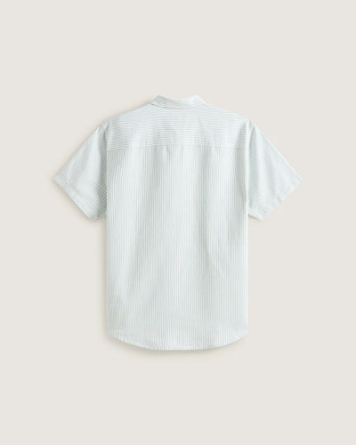 Lawson Stripe Shirt - Dawn Mist/Marshmallow Men's Shirts & Polos Vans 