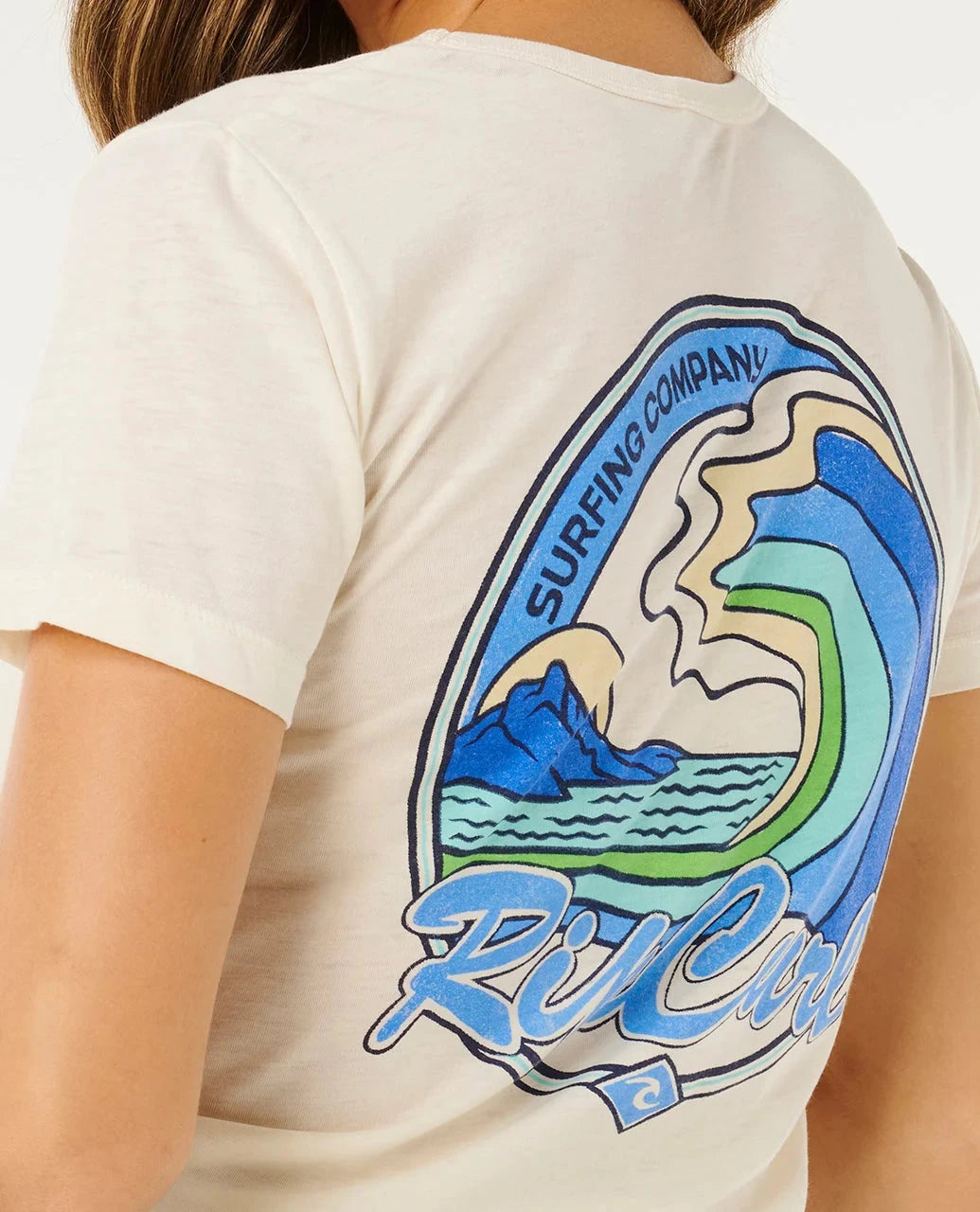 Layday Standard Tee - Bone Women's T-Shirts and Vest Tops Rip Curl Women 