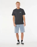 Legacy Tee - Washed Black Men's T-Shirts & Vests Rip Curl 
