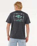 Legacy Tee - Washed Black Men's T-Shirts & Vests Rip Curl 