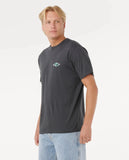 Legacy Tee - Washed Black Men's T-Shirts & Vests Rip Curl 