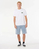 Legacy Tee - White Men's T-Shirts & Vests Rip Curl 