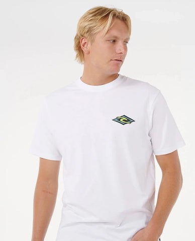 Legacy Tee - White Men's T-Shirts & Vests Rip Curl S 