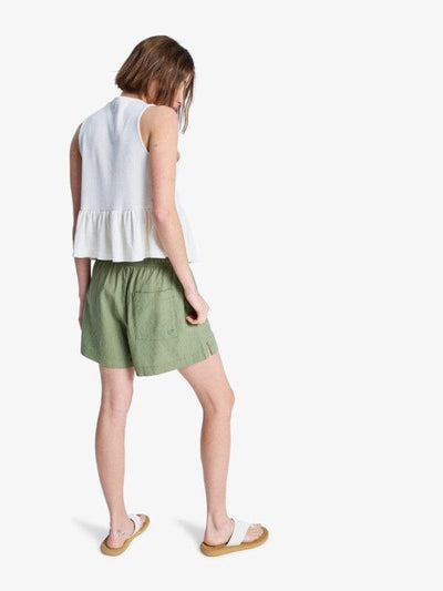 Lekeitio Break Mid - Oil Green Women's Shorts & Boardshorts Roxy 