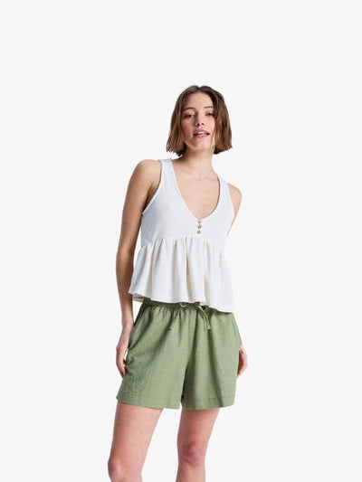 Lekeitio Break Mid - Oil Green Women's Shorts & Boardshorts Roxy XS 