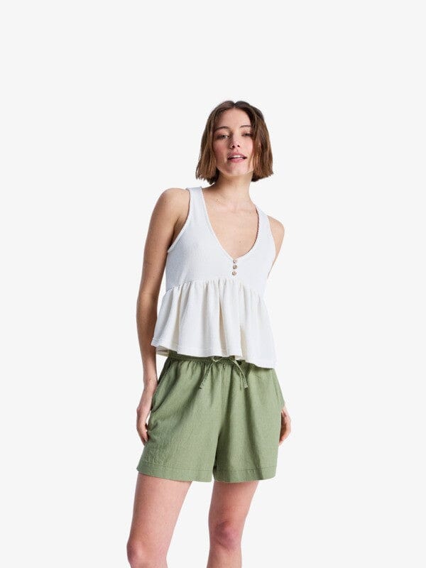 Lekeitio Break Mid - Oil Green Women's Shorts & Boardshorts Roxy XS 