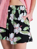 Lekeito Bay Printed Shorts - Anthracite Spring Charming Women's Shorts & Boardshorts Roxy 