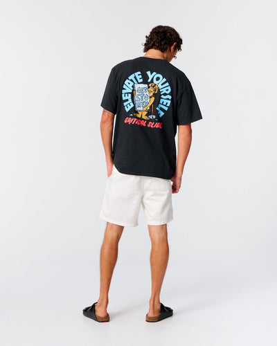 Levitate Tee - Black Men's T-Shirts & Vests TCSS 