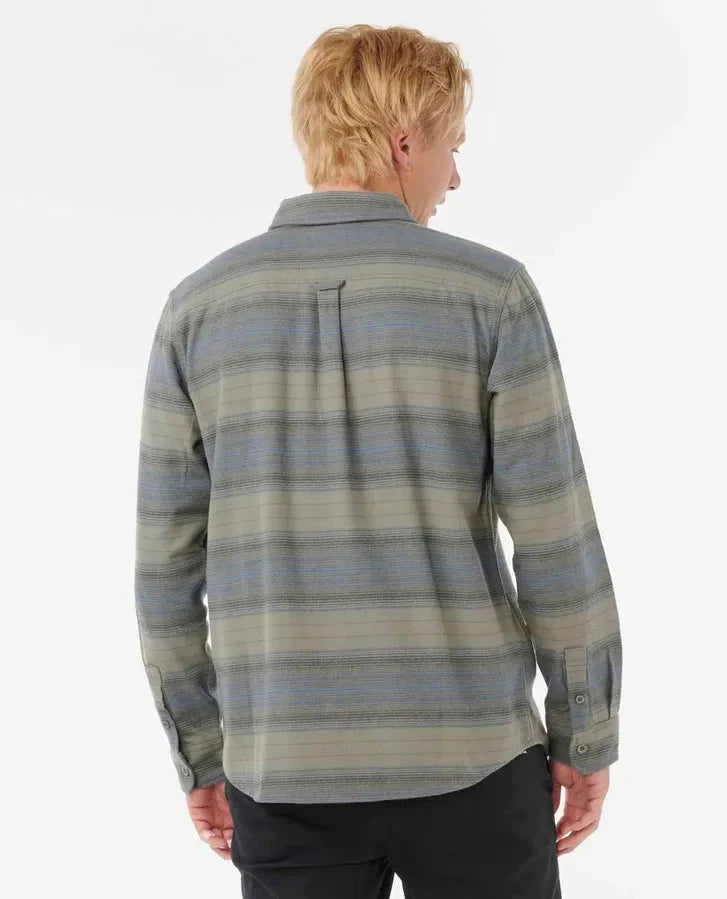 Line Up Flannel Shirt - Deep Cactus Men's Shirts & Polos Rip Curl 