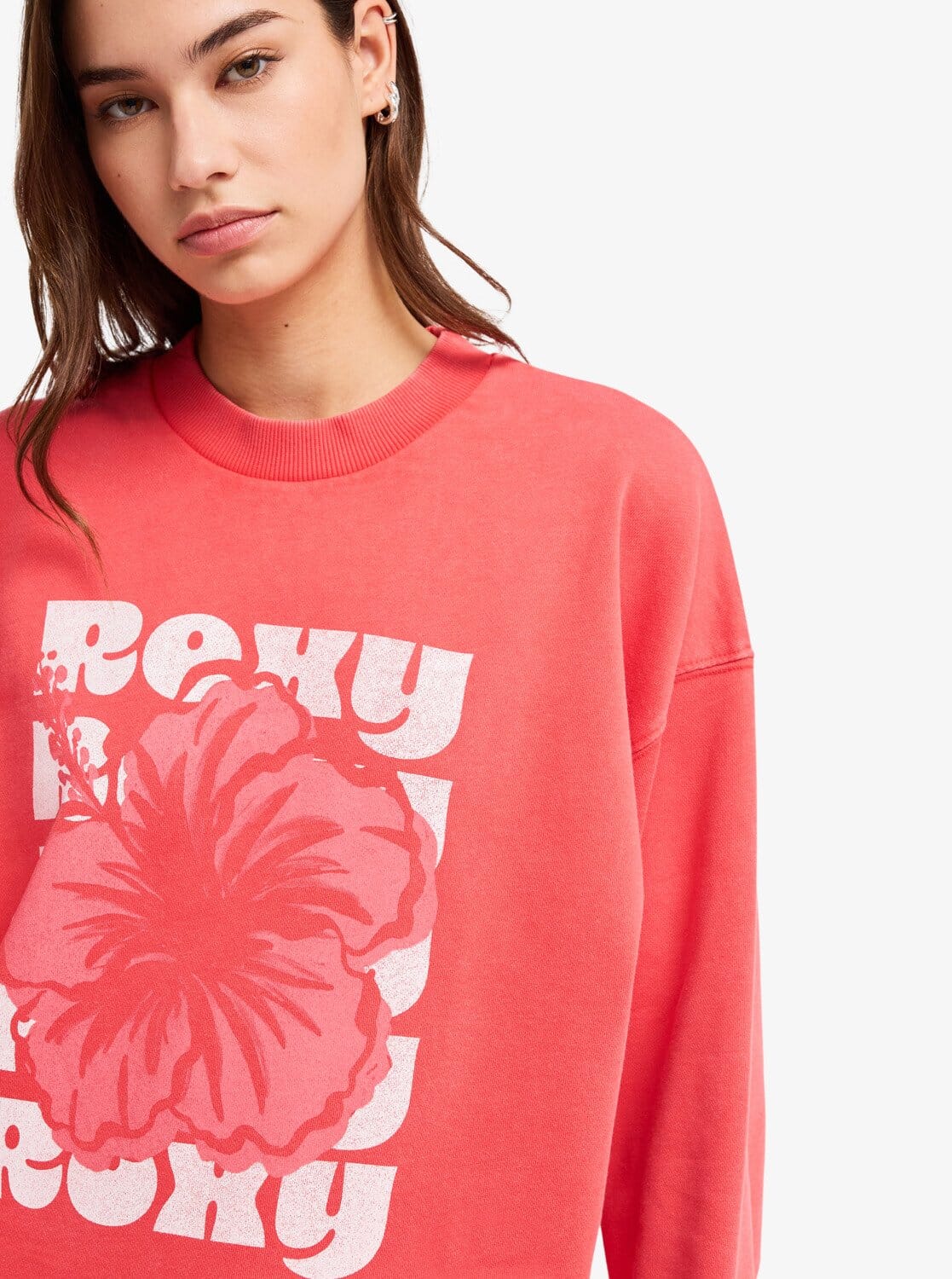Lineup Terry - Hibiscus Women's Hoodies & Sweatshirts roxy 