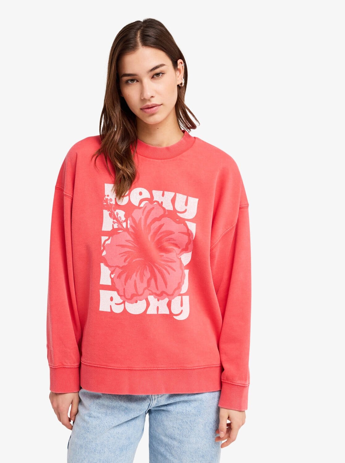 Lineup Terry - Hibiscus Women's Hoodies & Sweatshirts roxy XS 