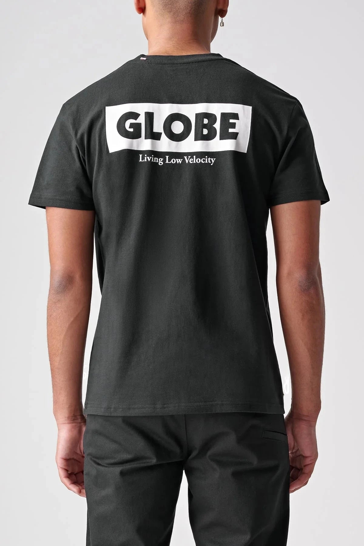 Living Low Velocity Tee - Black Men's T-Shirts & Vests Globe 